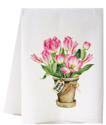 Easter Flowers Towel