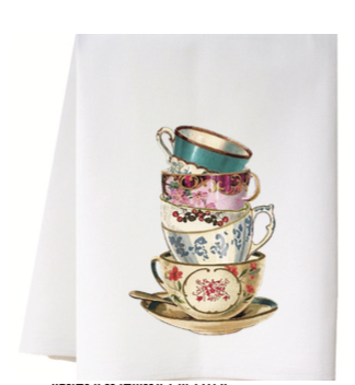 Tea Cup Tower Towel