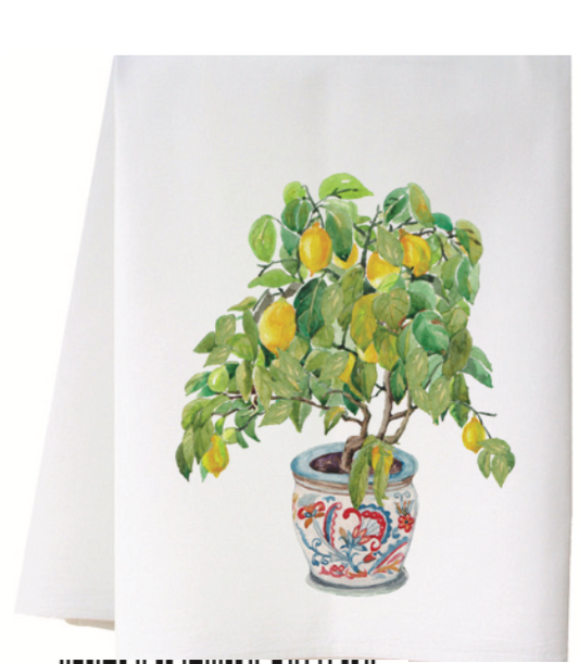 Lemon Planter Towel