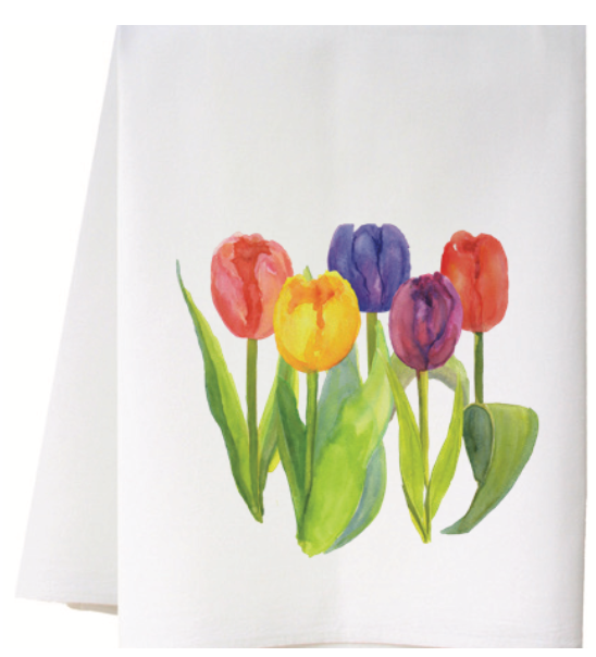 Tulips Towel