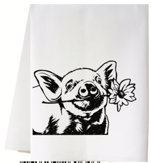 Curious Pig Towel