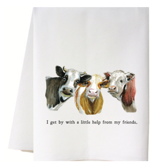 Cow Friends Towel