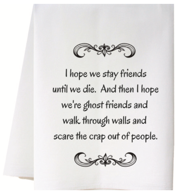 Ghost Friends Towel