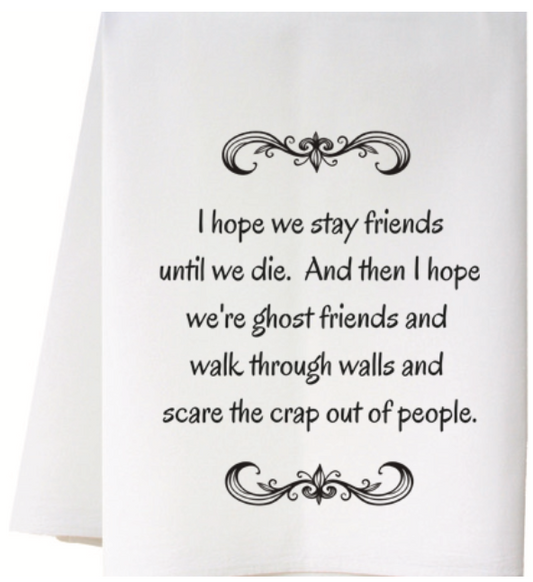 Ghost Friends Towel