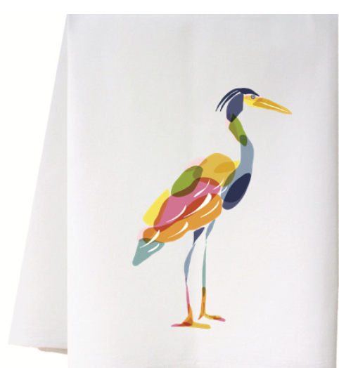 Abstract Heron Towel